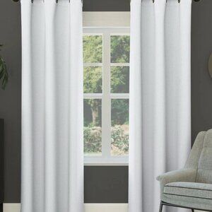 Sun Zero Nolan Energy Efficient Blackout Grommet Single Curtain